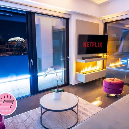 Luxury Penthouse With Acropolis View And Jacuzzi Apartment Athens Luaran gambar