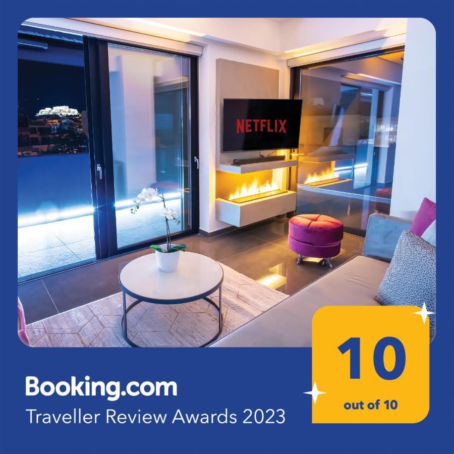Luxury Penthouse With Acropolis View And Jacuzzi Apartment Athens Luaran gambar